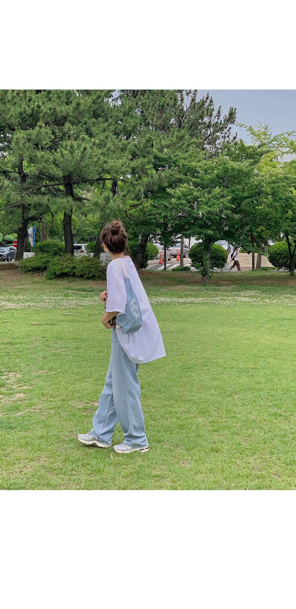 여리여리핏2 오버핏 롱반팔티셔츠
