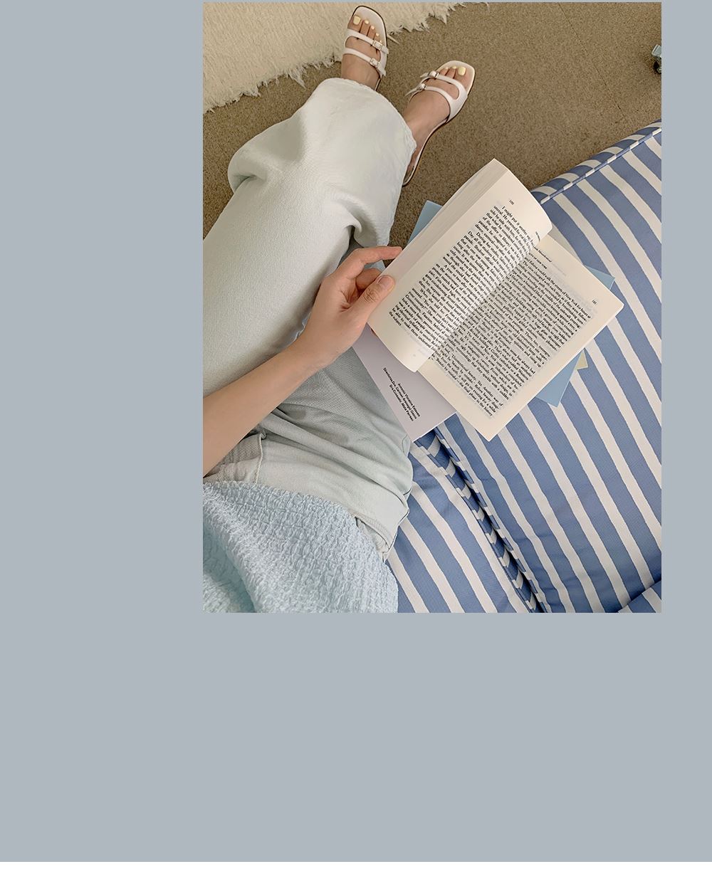 첸트 링클지 루즈핏 반팔티 블라우스